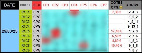 Resultat cpg 29